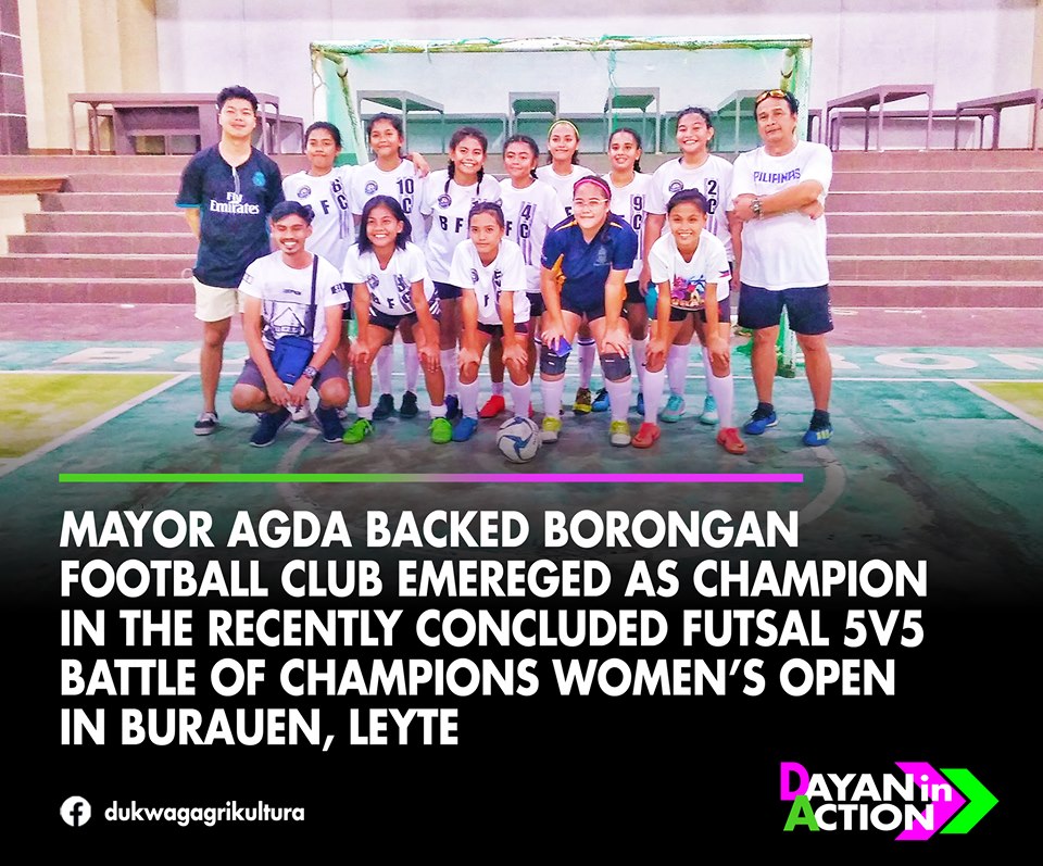 You are currently viewing Mayor Dayan Agda backed the Borongan Football Club