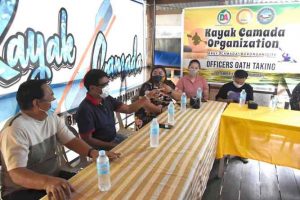 Read more about the article Mayor Agda Swears in Kayak Camada Organization Officers as Borongan re-opens Tourist sites