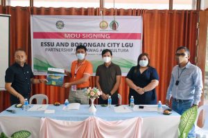 Read more about the article BORONGAN CLGU, ESSU INK MOU FOR “DUKWAG AGRIKULTURA” ASSESSMENT, OTHERS