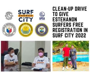 Read more about the article CLEAN-UP DRIVE TO GIVE ESTEHANON SURFERS FREE REGISTRATION IN SURF CITY 2022