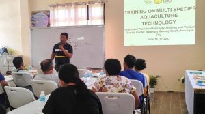 Read more about the article TRAINING HAN BANGUS, TILAPIA NGAN URANG CULTURE, GINBUHAT HAN-BFAR HA SYUDAD HAN BORONGAN