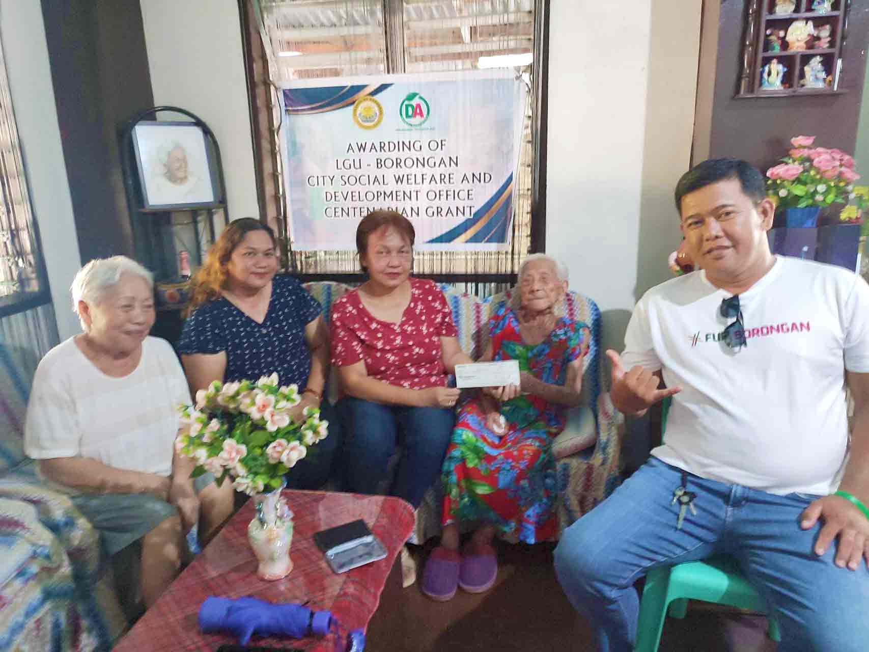 You are currently viewing CENTENARIAN HA BARANGAY SONGCO, KINARAWAT HIN TSEKE TIKANG HA LGU BORONGAN