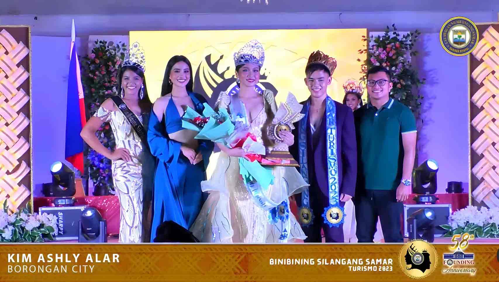 You are currently viewing BORONGAN’S KIM ASHLY ALAR WINS Bb. SILANGANG SAMAR TURISMO 2023