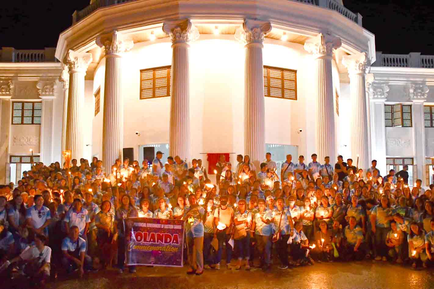 You are currently viewing EASTERN SAMAR LIGHTS CANDLES, OFFERS PRAYER AND SONG FOR 10th ANNIVERSARY OF SUPER TYPOON YOLANDA