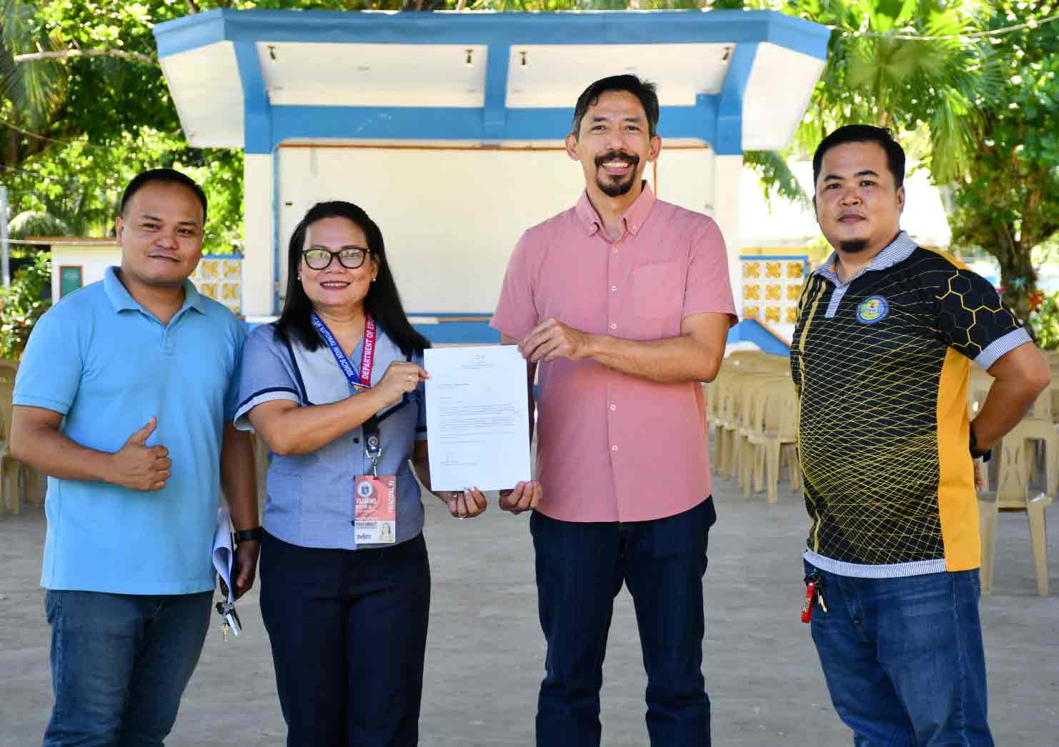 You are currently viewing BORONGAN CITY ENHANCES SPORTS PROGRAM WITH NEW BASKETBALL EQUIPMENT FOR LALAWIGAN NATIONAL HIGH SCHOOL